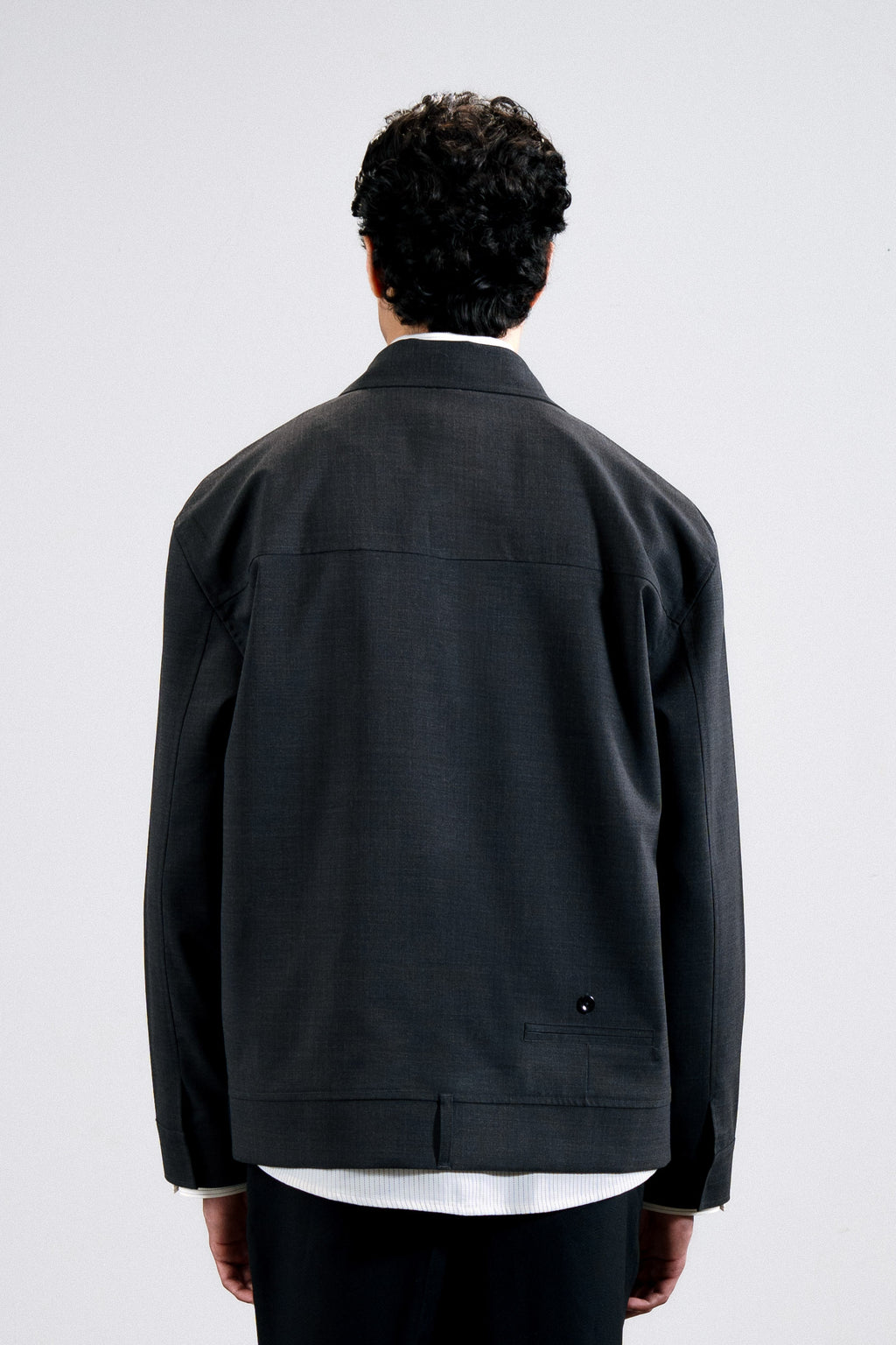 Merino Wool Jacket — Grey