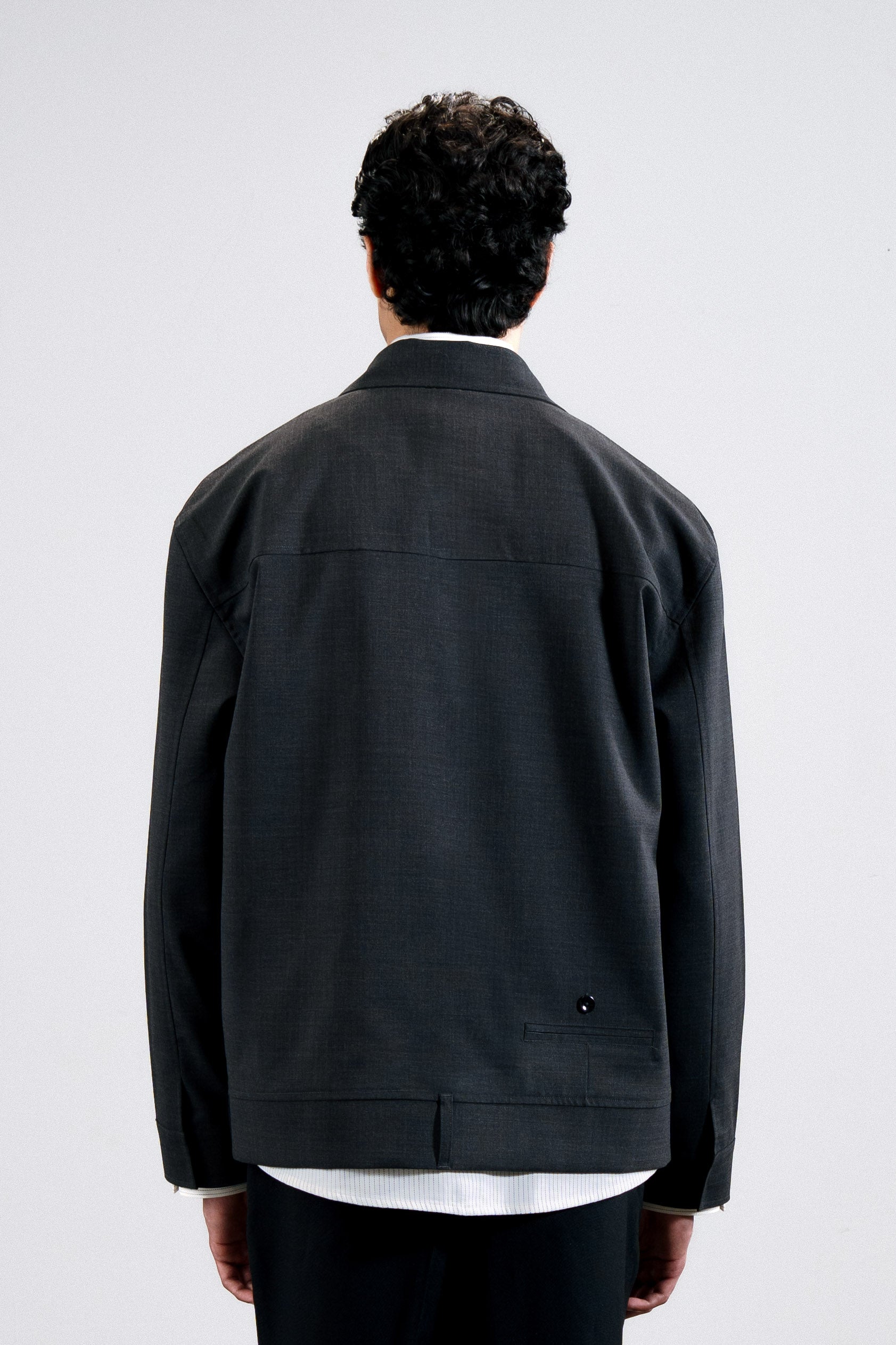 Merino Wool Jacket — Grey
