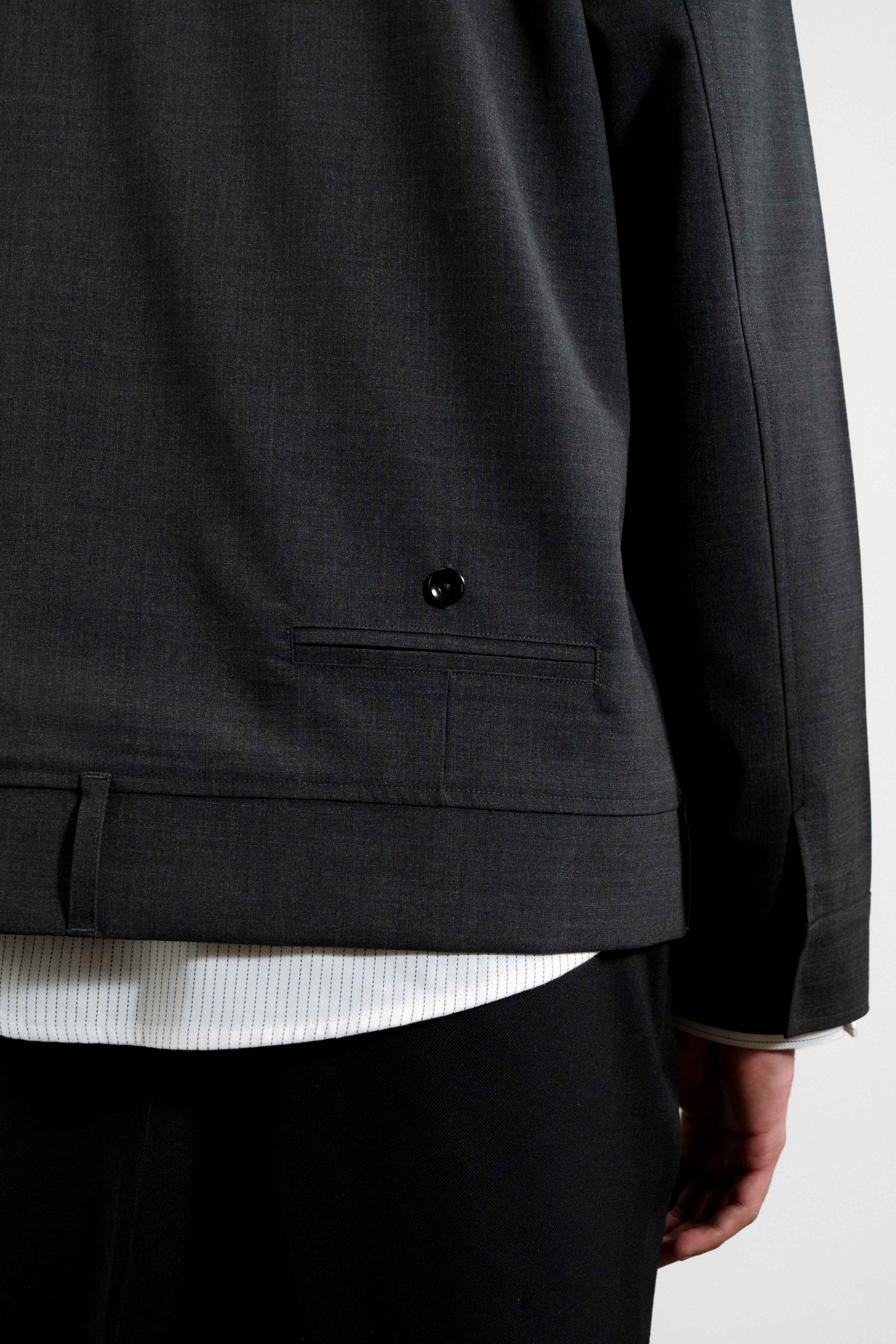 Merino Wool Jacket — Grey