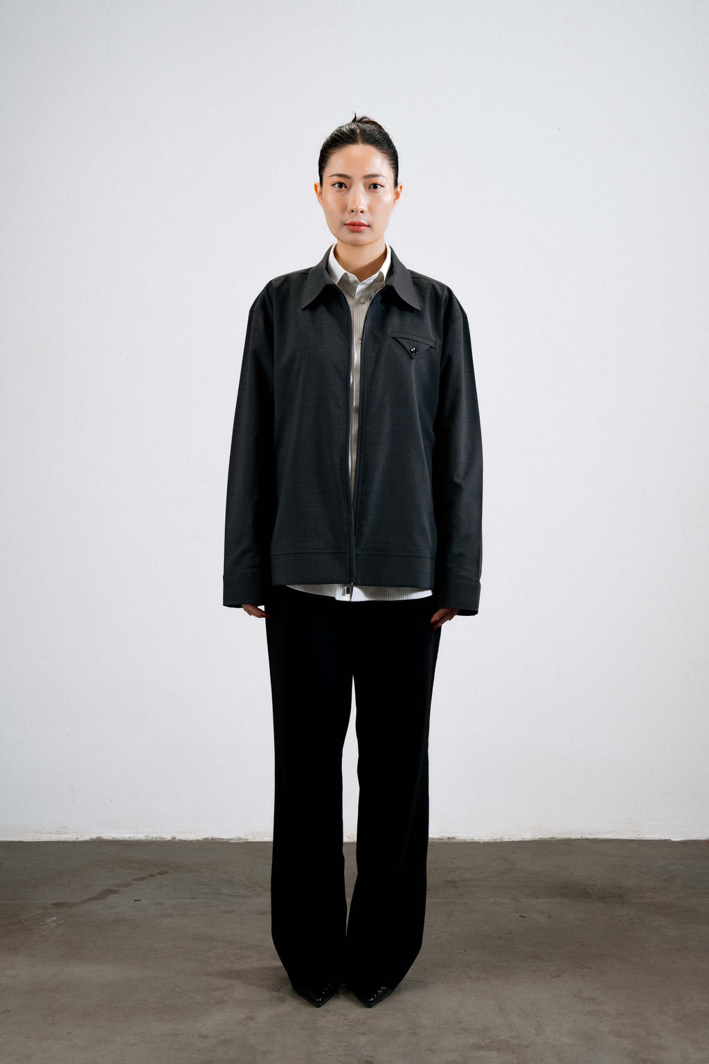 Merino Wool Jacket — Grey